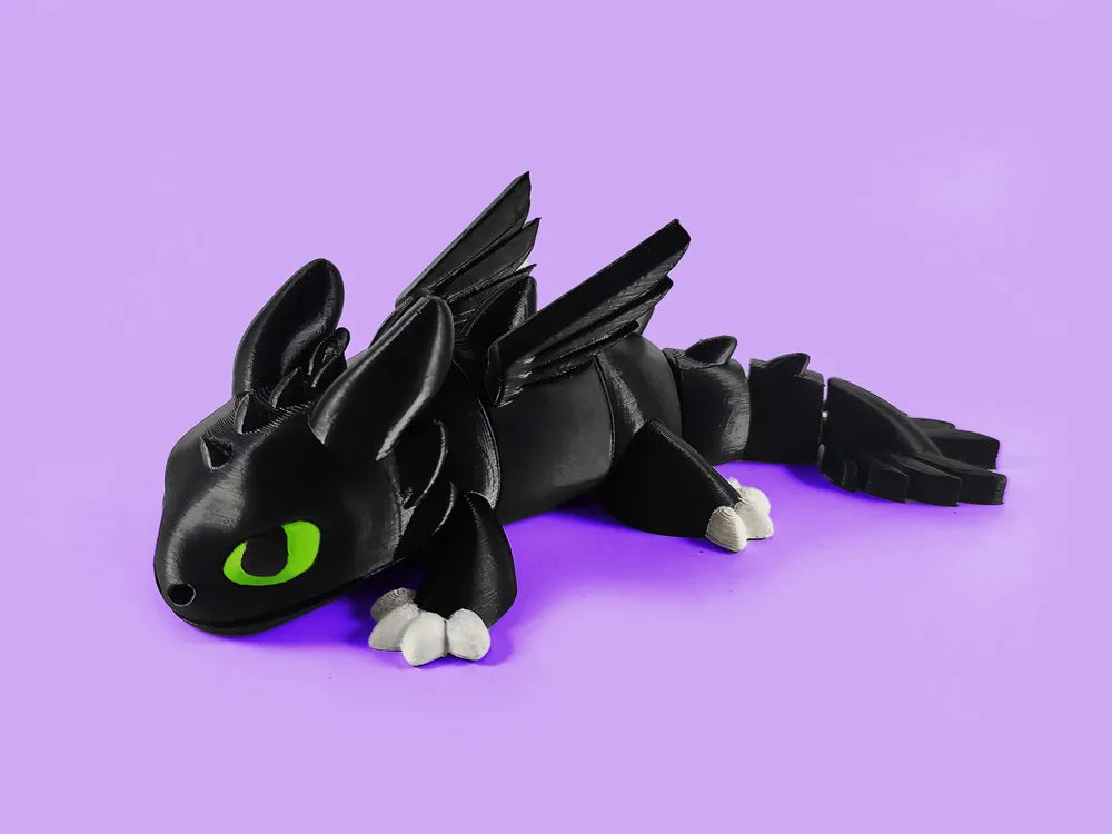 Mini Articulated Dragon "Toothless"