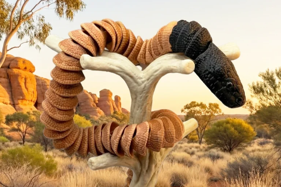 Black Headed Python Snake