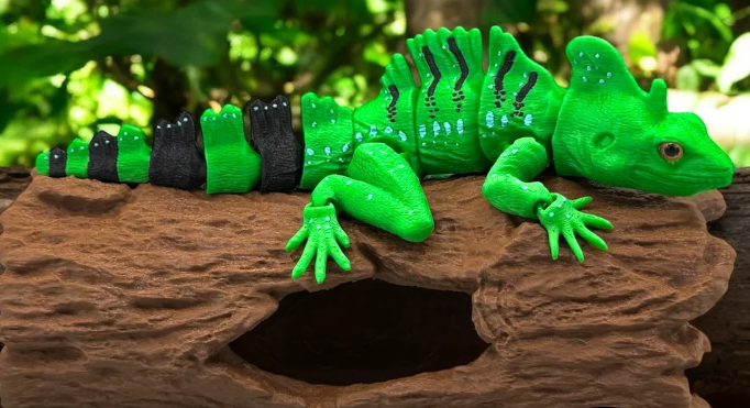 Glass Eyed Basilisk Lizard