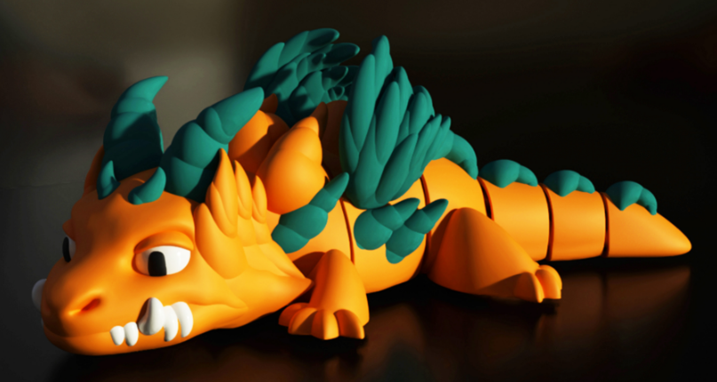 Articulated SkyEmber Dragon