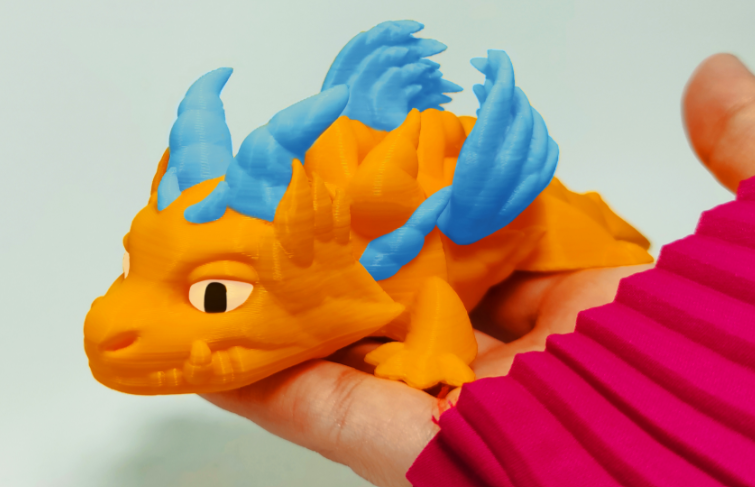 Articulated SkyEmber Dragon