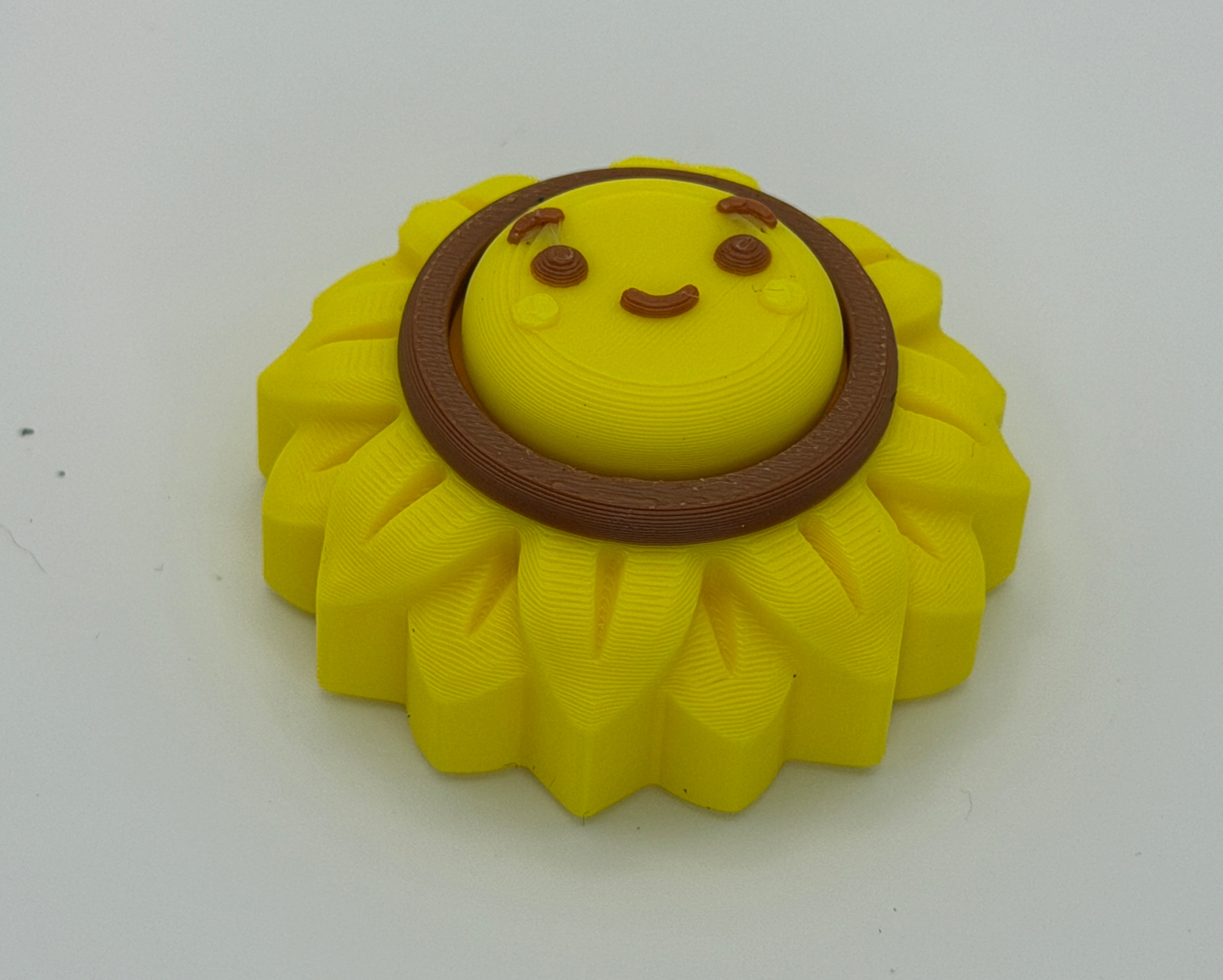 Sunflower clicker spinner