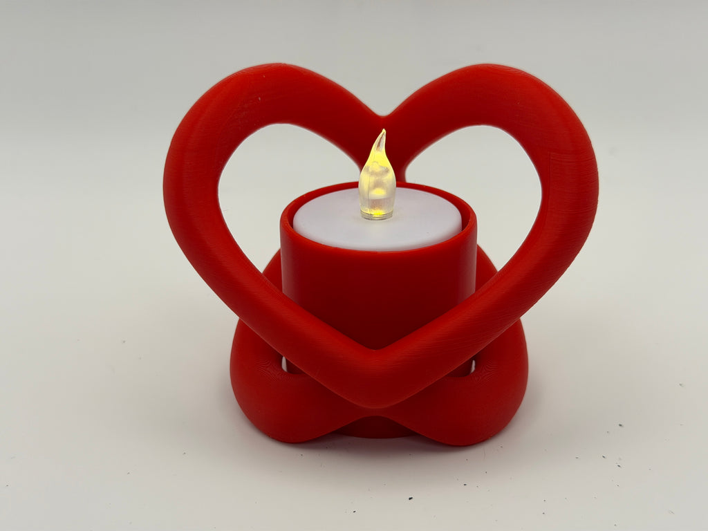 Romantic Infinite Heart Tealight Holders