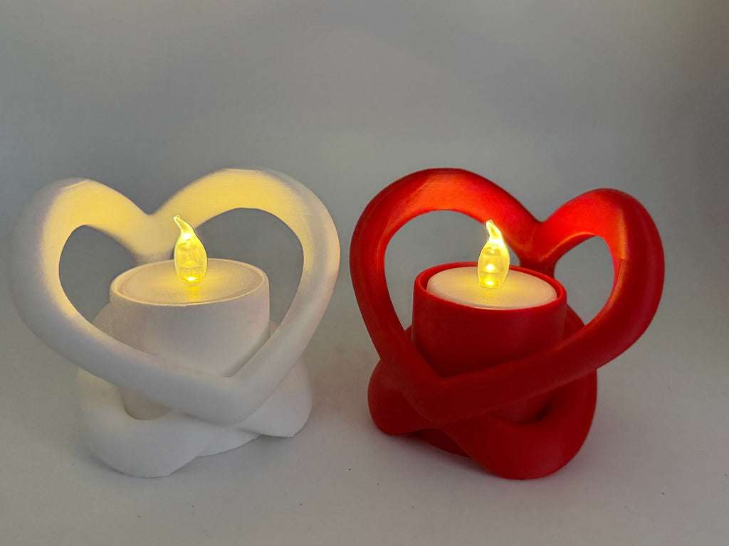 Romantic Infinite Heart Tealight Holders