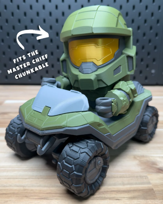 Master Chief Warthog Jeep Chunkable