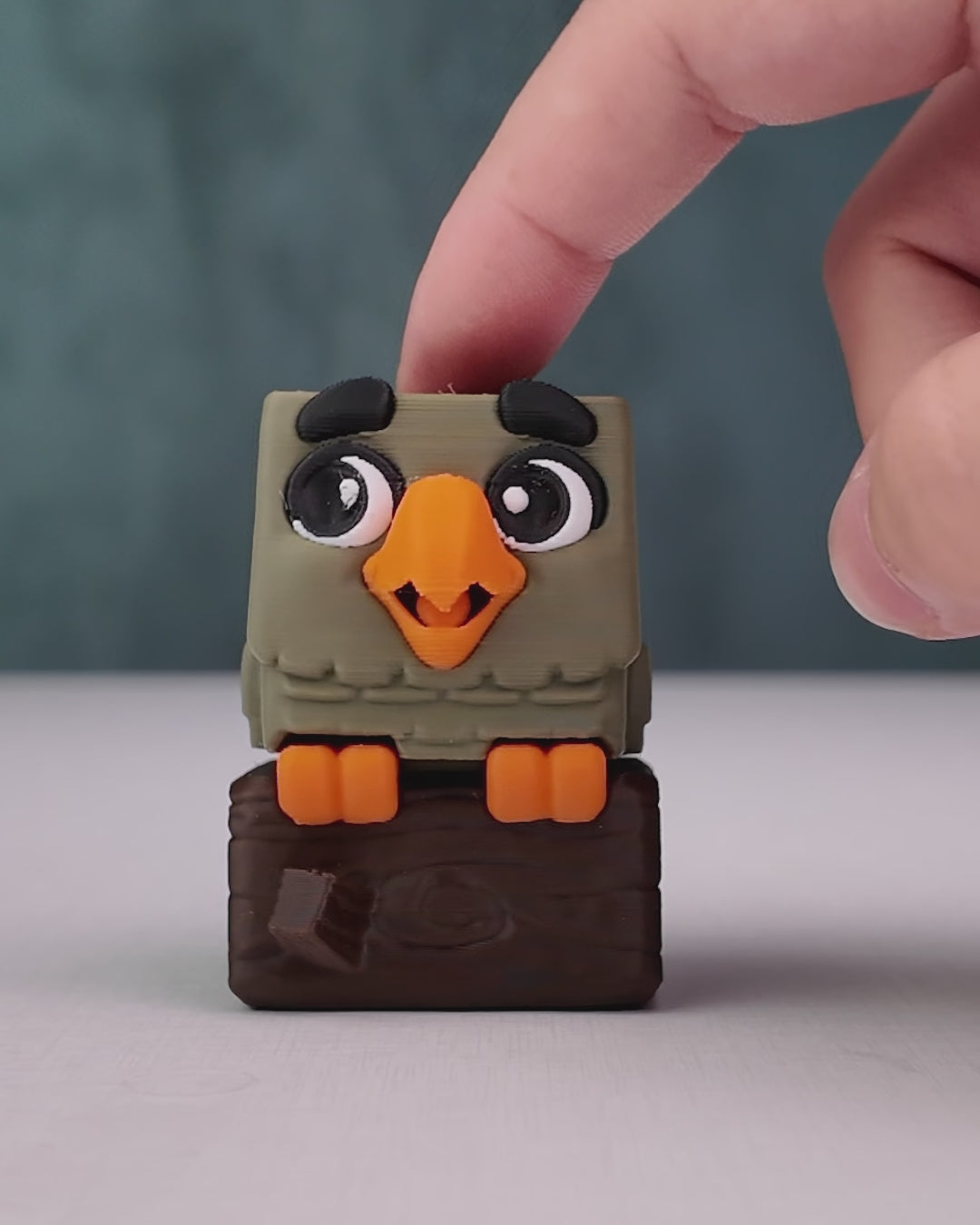 Cube Bird Fidget Clickers